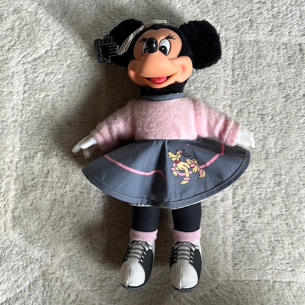 Vintage Applause Sock Hop Minnie Mouse